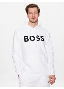 Boss Bluza 50482887 Biały Relaxed Fit ze sklepu MODIVO w kategorii Bluzy męskie - zdjęcie 168554364