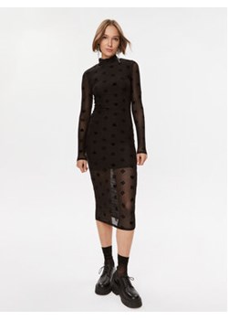 Hugo Sukienka koktajlowa Nasuse_1 50505420 Czarny Regular Fit ze sklepu MODIVO w kategorii Sukienki - zdjęcie 168554411