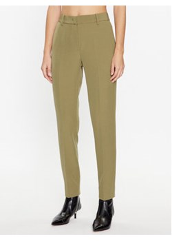 Bruuns Bazaar Spodnie materiałowe Rubysus BBW3165  Zielony Slim Fit ze sklepu MODIVO w kategorii Spodnie damskie - zdjęcie 168554462