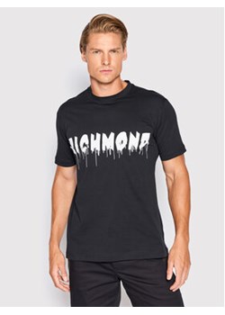 John Richmond T-Shirt RMA22074TS Czarny Regular Fit ze sklepu MODIVO w kategorii T-shirty męskie - zdjęcie 168554731