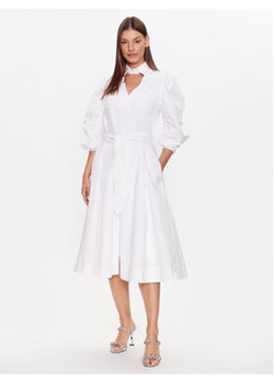 KARL LAGERFELD Sukienka koszulowa 231W1304 Biały Regular Fit ze sklepu MODIVO w kategorii Sukienki - zdjęcie 168554981