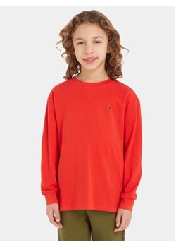 Tommy Hilfiger Bluzka Essential KB0KB08576 S Pomarańczowy Regular Fit ze sklepu MODIVO w kategorii T-shirty chłopięce - zdjęcie 168555152