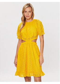YAS Sukienka 26030215 Pomarańczowy Regular Fit ze sklepu MODIVO w kategorii Sukienki - zdjęcie 168555223