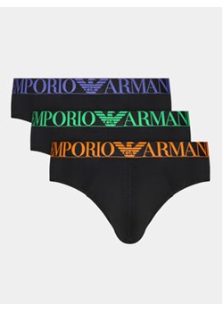 Emporio Armani Underwear Komplet 3 par slipów 111734 4R726 29821 Czarny ze sklepu MODIVO w kategorii Majtki męskie - zdjęcie 168555431