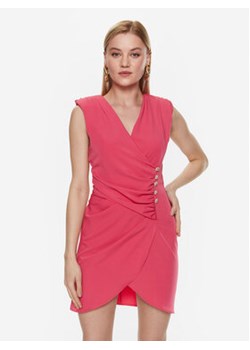 ViCOLO Sukienka koktajlowa TE0106 Różowy Regular Fit ze sklepu MODIVO w kategorii Sukienki - zdjęcie 168555432