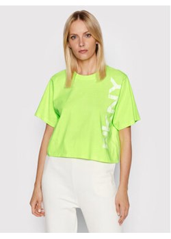 DKNY Sport T-Shirt DP1T8459 Zielony Relaxed Fit ze sklepu MODIVO w kategorii Bluzki damskie - zdjęcie 168555472