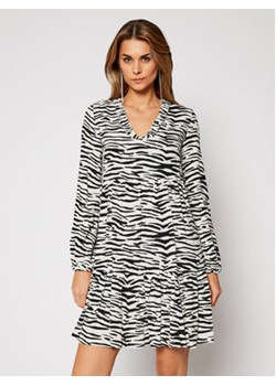Pinko Sukienka codzienna Zebra 20202 PRR 1N133V 8495 Biały Regular Fit ze sklepu MODIVO w kategorii Sukienki - zdjęcie 168555510