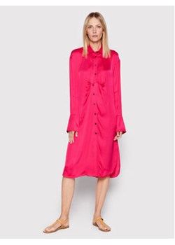 Herskind Sukienka koszulowa Barba 4422370 Różowy Oversize ze sklepu MODIVO w kategorii Sukienki - zdjęcie 168555604