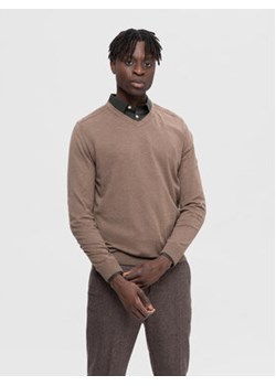 Selected Homme Sweter 16090147 Beżowy Regular Fit ze sklepu MODIVO w kategorii Swetry męskie - zdjęcie 168555671
