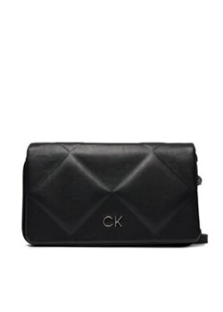 Calvin Klein Torebka Re-Lock Quilt Shoulder Bag K60K611021 Czarny ze sklepu MODIVO w kategorii Listonoszki - zdjęcie 168555954