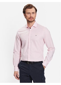 Tommy Hilfiger Koszula MW0MW31845 Różowy Slim Fit ze sklepu MODIVO w kategorii Koszule męskie - zdjęcie 168556604