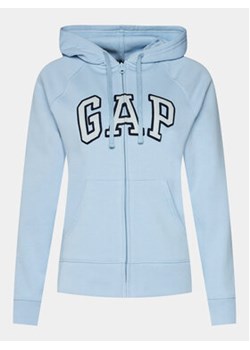Gap Bluza 463503-13 Niebieski Regular Fit ze sklepu MODIVO w kategorii Bluzy damskie - zdjęcie 168556904