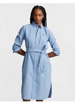 Polo Ralph Lauren Sukienka koszulowa N Cory Dr 211928808001 Niebieski Straight Fit ze sklepu MODIVO w kategorii Sukienki - zdjęcie 168557050