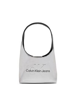 Calvin Klein Jeans Torebka Sculpted Arc Shoulderbag22 K60K611860 Srebrny ze sklepu MODIVO w kategorii Torby Shopper bag - zdjęcie 168557282