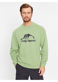 Helly Hansen Bluza Yu Crew Sweater 2.0 53891 Zielony Regular Fit ze sklepu MODIVO w kategorii Bluzy męskie - zdjęcie 168557901