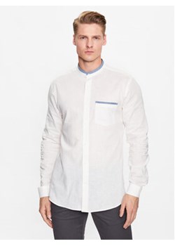 Lindbergh Koszula 30-203416 Biały Slim Fit ze sklepu MODIVO w kategorii Koszule męskie - zdjęcie 168557981