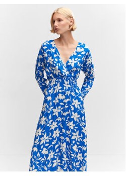 Mango Sukienka letnia Kim 57043808 Niebieski Regular Fit ze sklepu MODIVO w kategorii Sukienki - zdjęcie 168558170