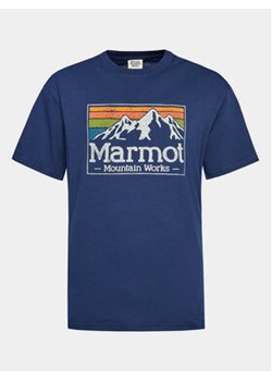 Marmot T-Shirt MMW Gradient M14823 Niebieski Regular Fit ze sklepu MODIVO w kategorii T-shirty męskie - zdjęcie 168558750