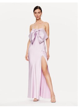 Pinko Sukienka wieczorowa Isotono 101658 Z345 Fioletowy Regular Fit ze sklepu MODIVO w kategorii Sukienki - zdjęcie 168559110