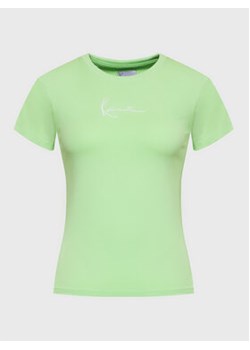 Karl Kani T-Shirt Small Signature 6130616 Zielony Regular Fit ze sklepu MODIVO w kategorii Bluzki damskie - zdjęcie 168559222