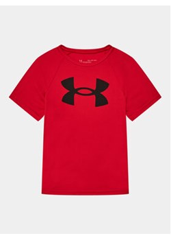 Under Armour T-Shirt Ua Tech Big Logo Ss 1363283 Czerwony Loose Fit ze sklepu MODIVO w kategorii T-shirty chłopięce - zdjęcie 168559422