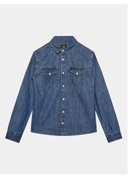 Lee Koszula jeansowa LEE0026 Niebieski Regular Fit ze sklepu MODIVO w kategorii Koszule chłopięce - zdjęcie 168559552