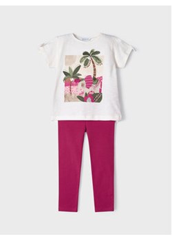 Mayoral Komplet t-shirt i legginsy 3783 Bordowy ze sklepu MODIVO w kategorii Komplety dziewczęce - zdjęcie 168559561