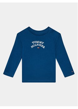 Tommy Hilfiger Bluzka KN0KN01736 Niebieski Regular Fit ze sklepu MODIVO w kategorii T-shirty chłopięce - zdjęcie 168560131