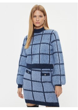 Guess Sweter Nadia W3BR78 Z3BP0 Niebieski Regular Fit ze sklepu MODIVO w kategorii Swetry damskie - zdjęcie 168560370