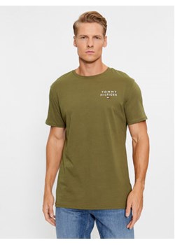 Tommy Hilfiger T-Shirt UM0UM02916 Zielony Regular Fit ze sklepu MODIVO w kategorii T-shirty męskie - zdjęcie 168560684