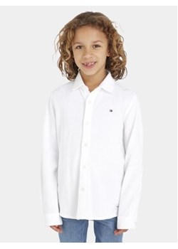 Tommy Hilfiger Koszula Solid Waffle KB0KB08308 D Biały Regular Fit ze sklepu MODIVO w kategorii Koszule chłopięce - zdjęcie 168560990