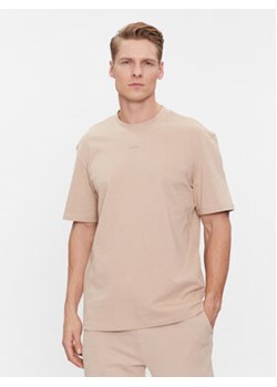 Hugo T-Shirt Dapolino 50488330 Beżowy Relaxed Fit ze sklepu MODIVO w kategorii T-shirty męskie - zdjęcie 168561034