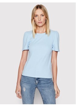 Vero Moda T-Shirt Natasha 10264993 Niebieski Regular Fit ze sklepu MODIVO w kategorii Bluzki damskie - zdjęcie 168561850