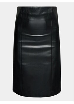 Gina Tricot Sukienka z imitacji skóry 21690 Czarny Slim Fit ze sklepu MODIVO w kategorii Sukienki - zdjęcie 168561892