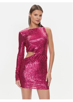 Patrizia Pepe Sukienka koktajlowa 2A2608/A6W6-M485 Różowy Slim Fit ze sklepu MODIVO w kategorii Sukienki - zdjęcie 168562682