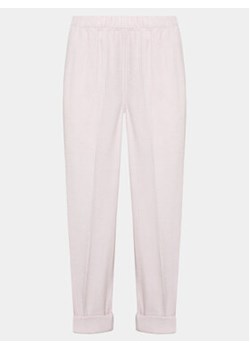 American Vintage Spodnie materiałowe Padow PADO137E24 Różowy Relaxed Fit ze sklepu MODIVO w kategorii Spodnie damskie - zdjęcie 168562773
