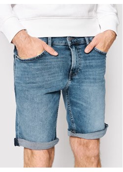 Tommy Jeans Szorty jeansowe Scanton DM0DM12742 Granatowy Slim Fit ze sklepu MODIVO w kategorii Spodenki męskie - zdjęcie 168563053