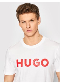 Hugo T-Shirt Dulivio 50467556 Biały Regular Fit ze sklepu MODIVO w kategorii T-shirty męskie - zdjęcie 168563591
