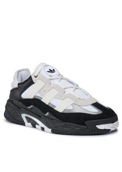 adidas Sneakersy Niteball Shoes H67366 Biały ze sklepu MODIVO w kategorii Buty sportowe męskie - zdjęcie 168563652