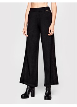 TWINSET Spodnie materiałowe 222TP3363 Czarny Relaxed Fit ze sklepu MODIVO w kategorii Spodnie damskie - zdjęcie 168563883
