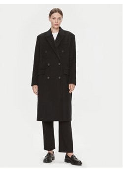 Calvin Klein Płaszcz wełniany K20K205935 Czarny Regular Fit ze sklepu MODIVO w kategorii Płaszcze damskie - zdjęcie 168564200