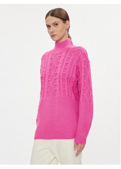 Silvian Heach Sweter GPA23251LU Różowy Regular Fit ze sklepu MODIVO w kategorii Swetry damskie - zdjęcie 168564883
