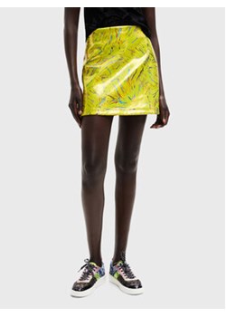 Desigual Spódnica mini Ida 22WWFW01 Żółty Slim Fit ze sklepu MODIVO w kategorii Spódnice - zdjęcie 168564884