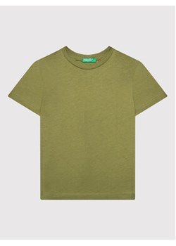 United Colors Of Benetton T-Shirt 3I1XC13E1 Zielony Regular Fit ze sklepu MODIVO w kategorii T-shirty chłopięce - zdjęcie 168564921
