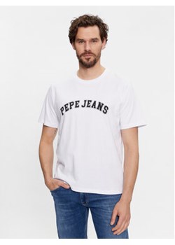 Pepe Jeans T-Shirt Clement PM509220 Biały Regular Fit ze sklepu MODIVO w kategorii T-shirty męskie - zdjęcie 168565642