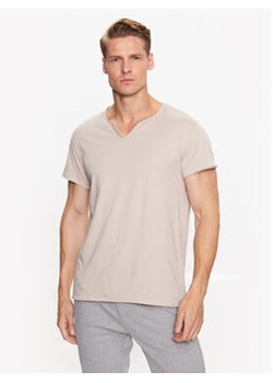 Zadig&Voltaire T-Shirt Monastir JMTN00228 Beżowy Regular Fit ze sklepu MODIVO w kategorii T-shirty męskie - zdjęcie 168565692