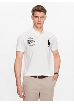Polo Ralph Lauren Polo 710910565003 Biały Regular Fit ze sklepu MODIVO w kategorii T-shirty męskie - zdjęcie 168565744