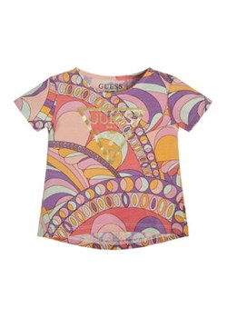 Guess T-Shirt K3GI05 K6YW3 Kolorowy Regular Fit ze sklepu MODIVO w kategorii Bluzki dziewczęce - zdjęcie 168565793