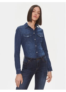 Liu Jo Koszula jeansowa UF3048 D4051 Granatowy Regular Fit ze sklepu MODIVO w kategorii Koszule damskie - zdjęcie 168566012