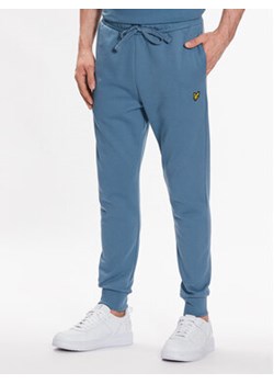 Lyle & Scott Spodnie dresowe Skinny Sweatpant ML822VOG Niebieski Skinny Fit ze sklepu MODIVO w kategorii Spodnie męskie - zdjęcie 168566332